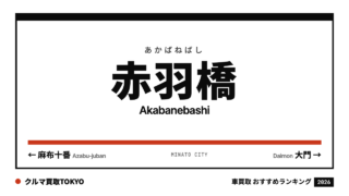 赤羽橋の車買取おすすめランキング（クルマ買取TOKYO）