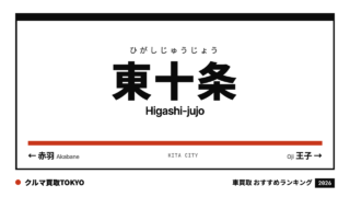 東十条の車買取おすすめランキング（クルマ買取TOKYO）