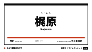 梶原の車買取おすすめランキング（クルマ買取TOKYO）