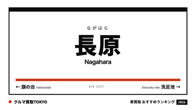 長原の車買取おすすめランキング（クルマ買取TOKYO）