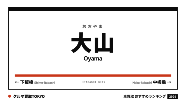 大山の車買取おすすめランキング（クルマ買取TOKYO）