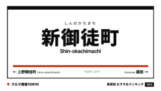 新御徒町の車買取おすすめランキング（クルマ買取TOKYO）