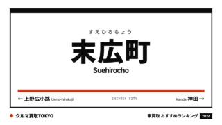 末広町の車買取おすすめランキング（クルマ買取TOKYO）