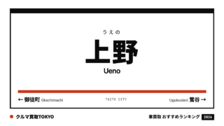 上野の車買取おすすめランキング（クルマ買取TOKYO）